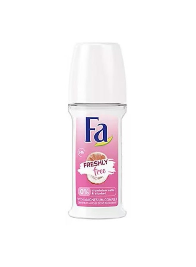 Fa Roll On Deodorant with Grapefruit and Lychee Scent for Women - 50 ml